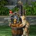 Red Barrel Studio® Resin Puppies Patio Fountain w/ Light | 29.75 H x 17.75 W x 13 D in | Wayfair E7326E797FD7453487CCEE12377E5D12