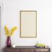 Etta Avenue™ Susan Framed Wall Mounted Corkboard/Bulletin Board Plastic/Fabric in White/Yellow | 41.5 H x 25.5 W x 1.5 D in | Wayfair