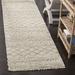 White 27 x 1.18 in Indoor Area Rug - Foundry Select Develin Chevron Ivory/Beige Area Rug | 27 W x 1.18 D in | Wayfair