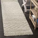 White 27 x 1.18 in Indoor Area Rug - Foundry Select Develin Chevron Ivory/Beige Area Rug | 27 W x 1.18 D in | Wayfair BRYS2791 31750526