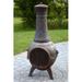 World Menagerie Liliath Cast Iron Wood Burning Fire Pit Cast Iron/Iron in Brown/Gray/Red | 17 H x 28 W x 28 D in | Wayfair DM-3840