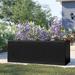 Sol 72 Outdoor™ Cogburn Planter Box Fiberglass in Black | 8 H x 24 W x 8 D in | Wayfair B7CD4222D87D4578B3B55B1776B76640