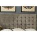 Darby Home Co Upholstered Panel Headboard Linen/Cotton/Polyester in Indigo | 53.5 H x 78.3 W x 4.7 D in | Wayfair DBHM8487 46028668