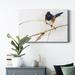 Winston Porter On The Branch IV - Wrapped Canvars Print Canvas, Solid Wood in Black/Brown/White | 18 H x 12 W x 1 D in | Wayfair