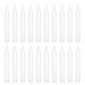 Mega Candles 20 pcs Unscented White Exquisite Mini Taper Candle, 4 Inch Tall x 1/2 Inch Diameter, Supreme Chimes, Enchantment, Rituals, Casting Spells, Witchcraft, Wiccan, Metaphysical