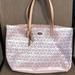 Coach Bags | Coach Pink Eyelet Tote Bag Purse | Color: Cream/Pink | Size: Os