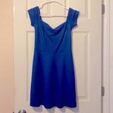 Free People Dresses | Free People Mambo Off The Shoulder Mini Dress | Color: Blue | Size: S