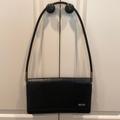 Nine West Bags | Like New! Nine West Faux Croc Bag | Color: Black/Silver | Size: Appx 5 3/4 In T X 9 1/2 In Across X3 In W