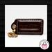 Coach Accessories | 2" Coach Brown Patent Leather Brass Keyfob Hangtag | Color: Brown | Size: Os