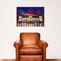 "Manchester United Old Trafford Forecourt at Night Print - A2 - unisexe Taille: No Size"