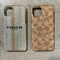 Coach Accessories | 2 Coach Iphone 11 Pro Max Cases | Color: Silver/Tan | Size: Iphone 11 Pro Max