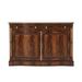 Theodore Alexander Stephen Church Tristam 50.5" Wide 2 Drawer Wood Sideboard Wood in Brown | 34 H x 50.5 W x 17 D in | Wayfair SC61028