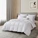 Beautyrest Tencel/Cotton Blend Down Fiber Comforter - All Seasons Down & Feather Blend in White | 90 H x 106 W x 1 D in | Wayfair BR005373