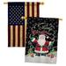 Breeze Decor 2-Sided Polyester 40 x 28 in. House Flag in Brown | 40 H x 28 W in | Wayfair BD-XM-HP-114116-IP-BOAA-D-US16-AM