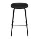 Lot de 2 tabourets tendances style contemporain noir