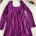 Free People Dresses | Free People Purple Shiny Dress | Color: Purple | Size: M