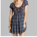 Free People Dresses | Free People Babydoll Dress | Color: Blue/Purple | Size: M