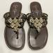 Jessica Simpson Shoes | Jessica Simpson Beaded Sandals Women’s Size 10 | Color: Brown | Size: 10