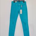 Levi's Jeans | Levis 524 Too Super Skinny Blue Teal Denim Jeans Women Sz 9m W29 L32 | Color: Blue | Size: 29