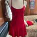 Victoria's Secret Dresses | 90s Victoria’s Secret Silk Slip Dress | Color: Red | Size: S