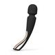 LELO Smart Wand 2 Medium Personal Wand Massager Tension Releasing Muscle and Body Massager, Waterproof & Wireless Rechargeable Wand, Black