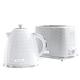 Daewoo Argyle SDA1830 1.7 Litre 3kw Jug Kettle and 2 Slice Toaster All In One Kitchen Matching Set Concealed Heating Element Easy Clean White