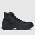 Converse lugged winter 2.0 hi trainers in black