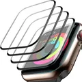 Protecteur d'écran 3D étanche pour Apple Watch Film en verre souple non trempé pour IWatch