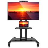 Mobile Stand with Wheels for 40-65" TV by Mount Factory - Black