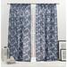 Nicole Miller New York Dara Light Filtering Semi Sheer Rod Pocket Curtain Panel Pair