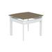 Tropitone Kor Metal Outdoor Side Table Metal in White/Brown | 18 H x 21 W x 21 D in | Wayfair 901795SK_MOA_SNO