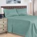 Latitude Run® Soliana 400 Thread Count Egyptian-Quality Cotton Sateen Sheet Set in Green/Blue | 102 H x 90 W in | Wayfair
