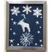 The Holiday Aisle® Holiday Moose Fr - Print Paper in Blue | 11 H x 9 W x 1 D in | Wayfair 9014507ED46047D3B55C6A3DEBA22E95