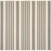 Gray/White 48 x 0.25 in Indoor/Outdoor Area Rug - Highland Dunes Pontianak Striped Gray/Bone Indoor/Outdoor Area Rug | 48 W x 0.25 D in | Wayfair