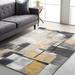 Black/White 63 x 0.43 in Area Rug - Wade Logan® Dingess Black/Yellow Area Rug Polypropylene | 63 W x 0.43 D in | Wayfair EBND7453 41110830