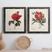 Red Barrel Studio® Red Botanical III - 2 Piece Picture Frame Painting Set on Canvas Canvas, in Black/Blue/Green | 37.5 H x 55 W x 1.5 D in | Wayfair