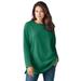 Plus Size Women's Sherpa Sweatshirt by Woman Within in Emerald (Size 2X)