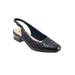 Women's Dea Woven Slingback by Trotters in Navy (Size 8 M)