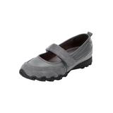 Wide Width Women's CV Sport Basil Sneaker by Comfortview in Grey (Size 10 W)