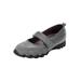 Women's CV Sport Basil Sneaker by Comfortview in Grey (Size 9 M)