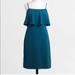 J. Crew Dresses | J Crew Factory- Womans Tiered Crepe Dress | Color: Blue | Size: 6