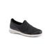 Wide Width Women's Urbana Sneaker by Trotters in Black (Size 7 1/2 W)