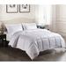 Kathy Ireland 3-Pc. Reversible Down Alternative Comforter, White Beding by Blue Ridge Home Fashions, Inc in White (Size TWIN)