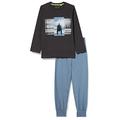 Sanetta Boys' Schlafanzug Lang Grün Pajama Set, Phantom, 16 Years (Pack of 2)