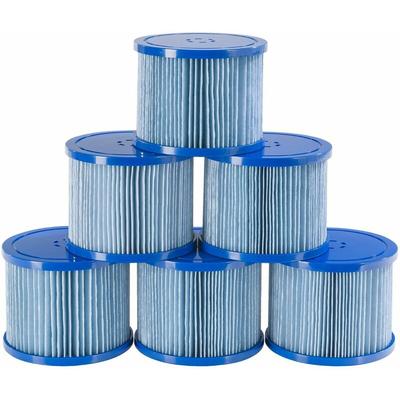 6x Antimikrobielle Ersatz Filterkartuschen für Spa Whirlpools - Arebos