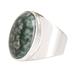 Truth and Life in Light Green,'Jade Ring for Men'