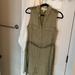 Anthropologie Dresses | Anthropologie Olive Green Button Down Dress | Color: Green | Size: S