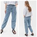 Urban Outfitters Jeans | Bdg Carla Cargo Denim Jogger Jeans | Color: Blue | Size: 27