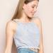 Brandy Melville Tops | Brandy Melville Carly Tank | Color: Blue/White | Size: One Size