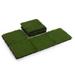 Cortesi Home 12" x 12" Plastic Interlocking Deck Tile in Green Plastic | 12 H x 12 W x 1 D in | Wayfair CH-PF561510